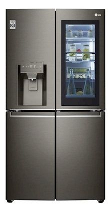 LG FRIDGE 4 DOORS KNOCK KNOCK WATER DISPENSER BLACK GR-X24FMKBL