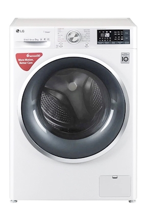 LG WASHING MACHINE FRONT LOADING 9 KG 1400 RPM WHITE-WV4149WVG