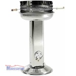 GRILL CHEF ROUND STAINLESS STEEL BBQ-9430