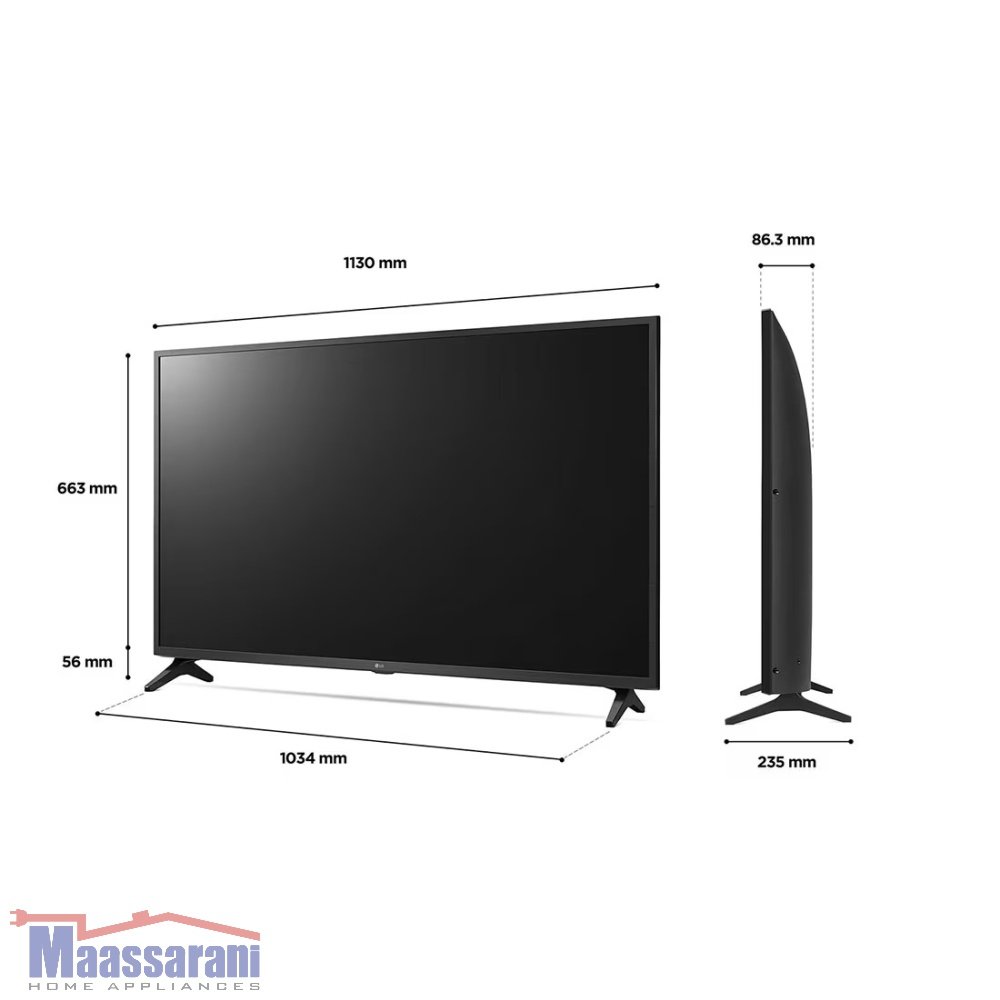 LG LED 50" 4K UHD SMART GEN5 AI PROCESSOR AVTIVE HDR-50UQ75006LG - Image 5