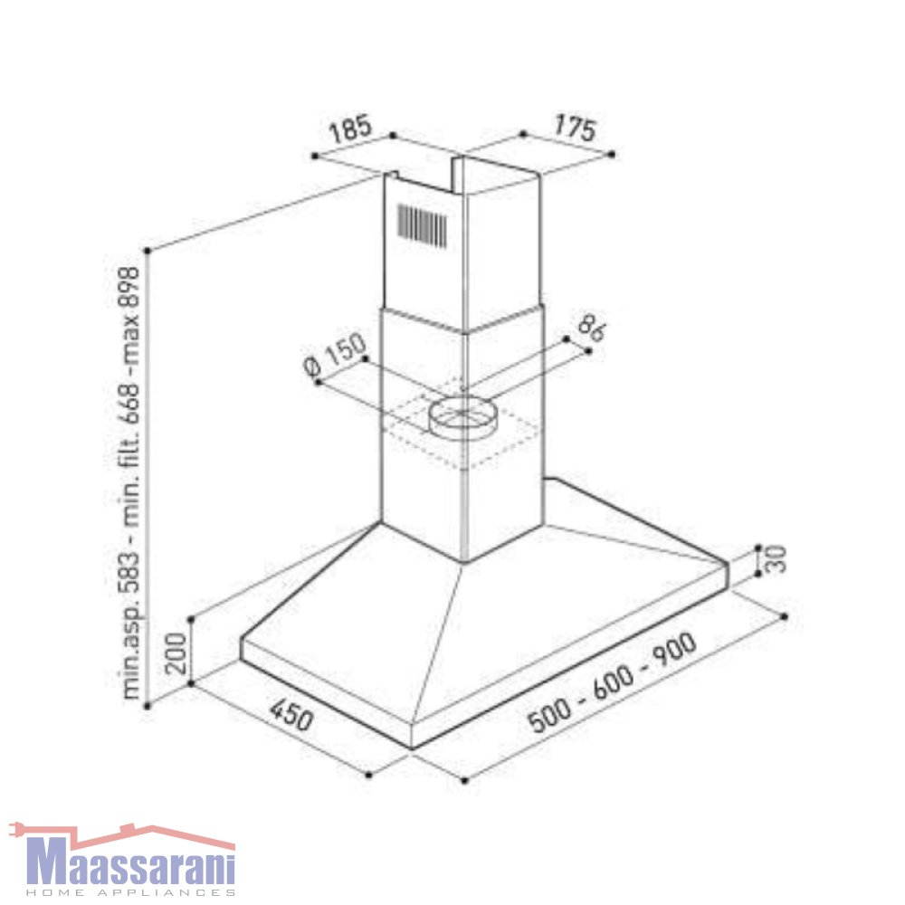 FAIRMATE HOOD CH60GS - Image 2