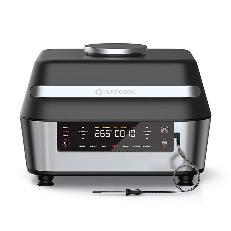 NUTRICOOK AIR FRYER & GRILL XL ROAST BAKE DEHYDRATE REHEAT 8.5 L NC-AFG960